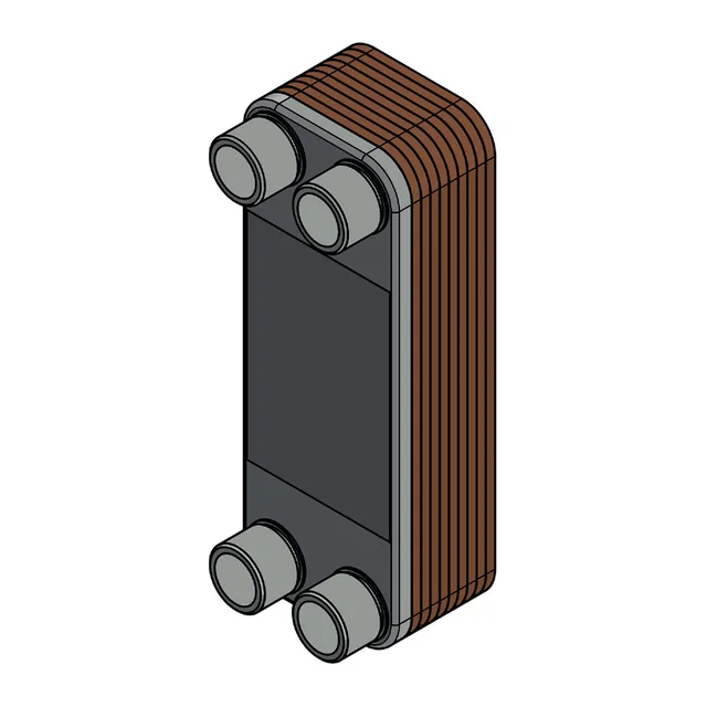 TS10 gesoldeerde platenwarmtewisselaar