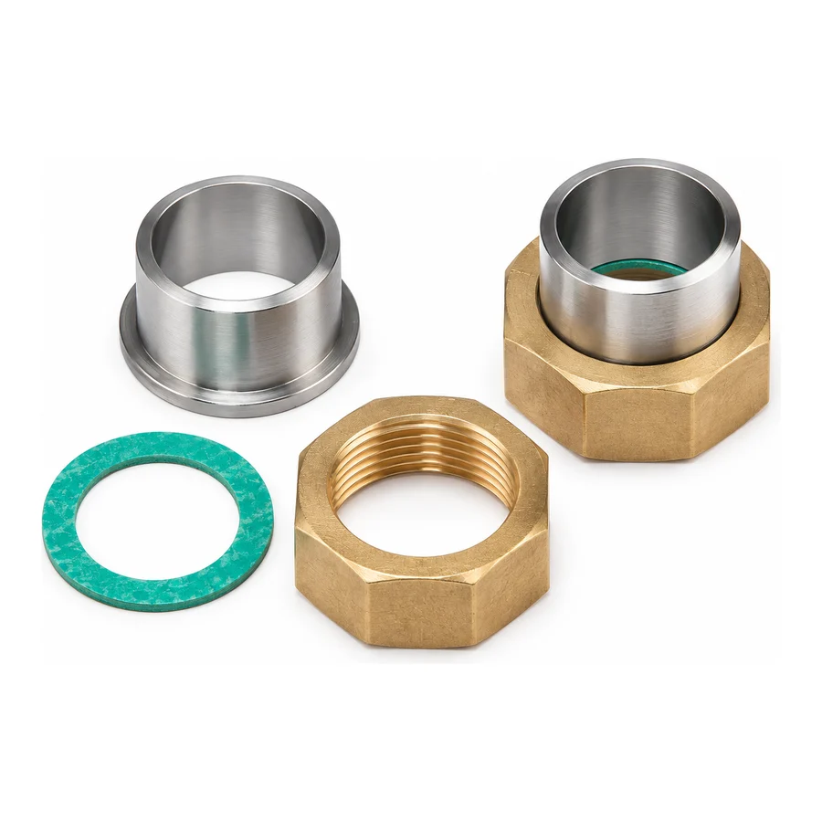 Threaded Connection weld-on Set Mild Steel G1" - DN20